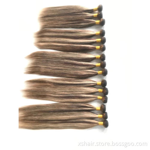 New Design 1b 4 27 Ombre Human Hair Bundles Mixed Color Human Hair Weave Piano Color Human Hair Bundles